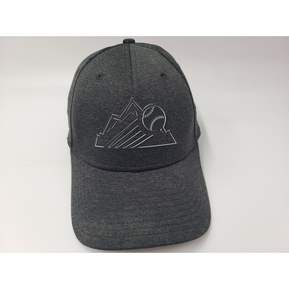 Colorado Rockies New Era 39Thirty Flex Fitted (Seems L-XL) Hat Cap‎ Men MLB Gray